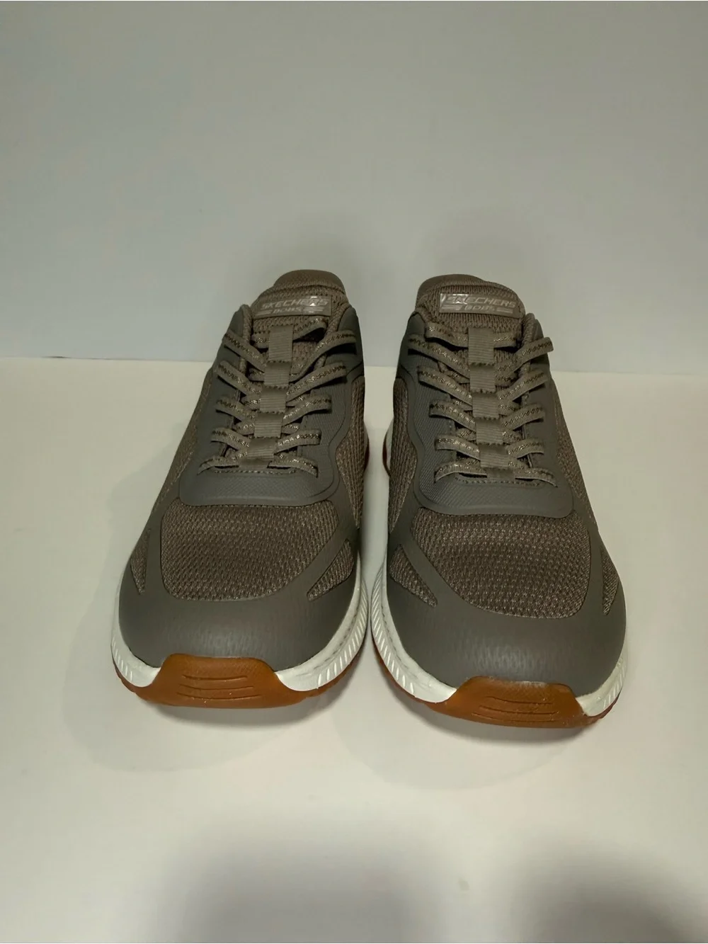 Skechers Women’s Taupe and Gum Lightweight Sneakers